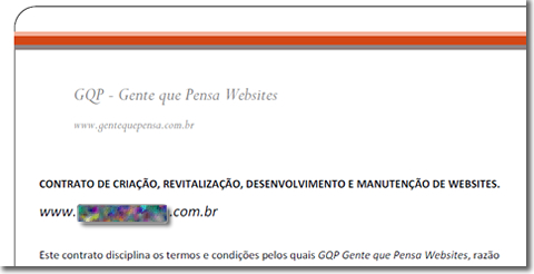 Ao cliente, com carinho